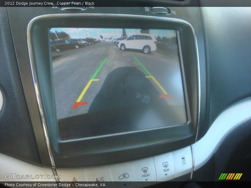 Copper Pearl / Black 2012 Dodge Journey Crew