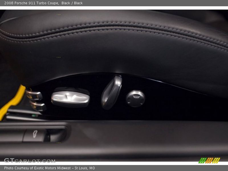 Black / Black 2008 Porsche 911 Turbo Coupe