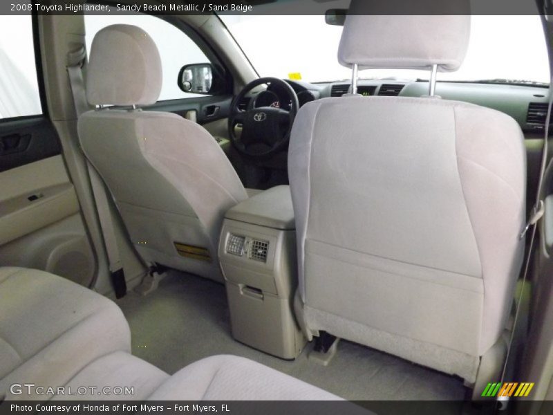 Sandy Beach Metallic / Sand Beige 2008 Toyota Highlander