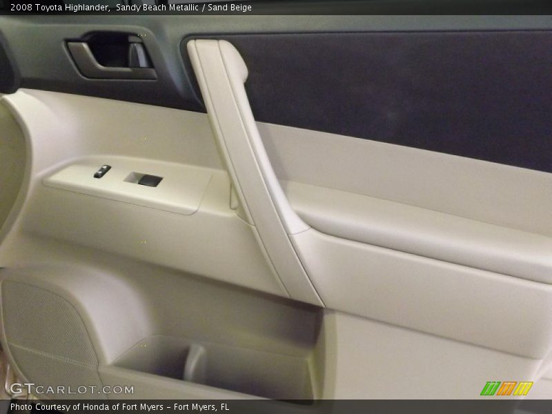 Sandy Beach Metallic / Sand Beige 2008 Toyota Highlander