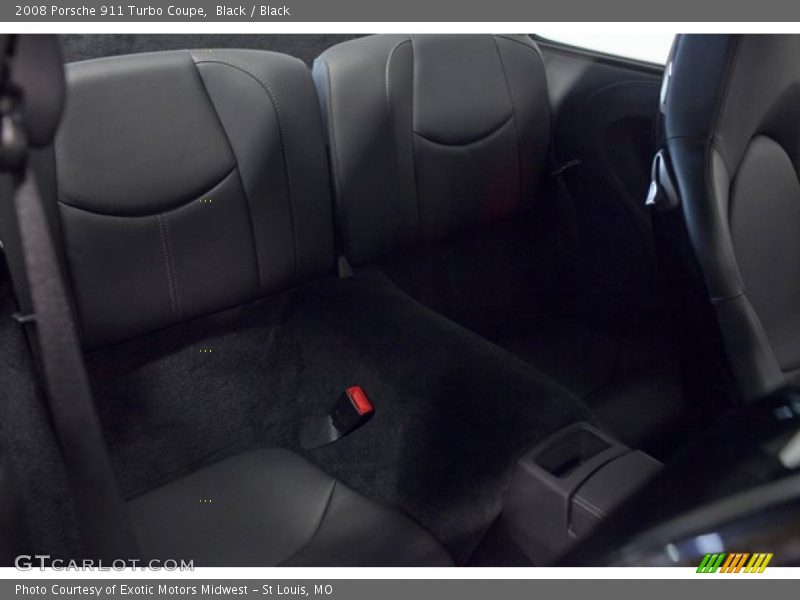Black / Black 2008 Porsche 911 Turbo Coupe