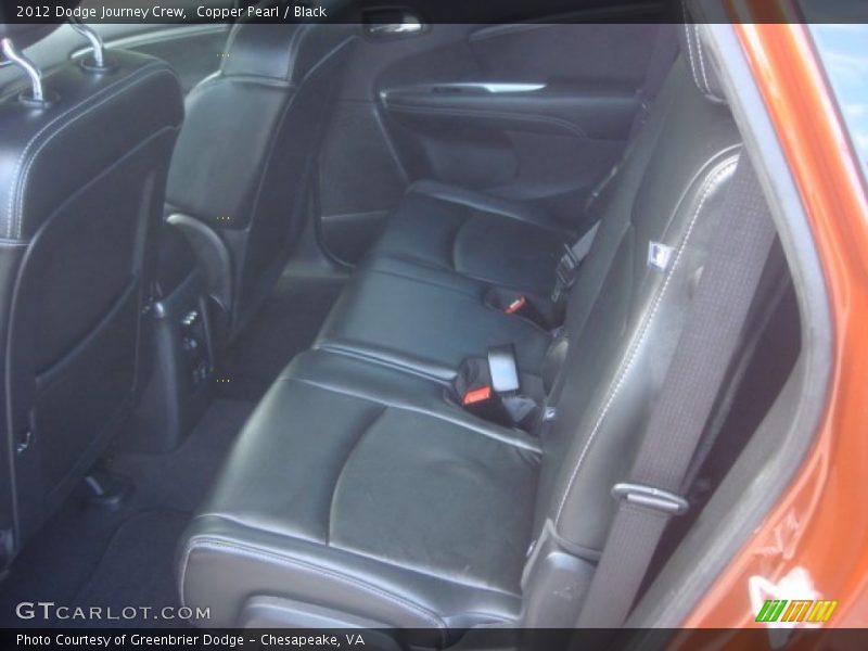Copper Pearl / Black 2012 Dodge Journey Crew