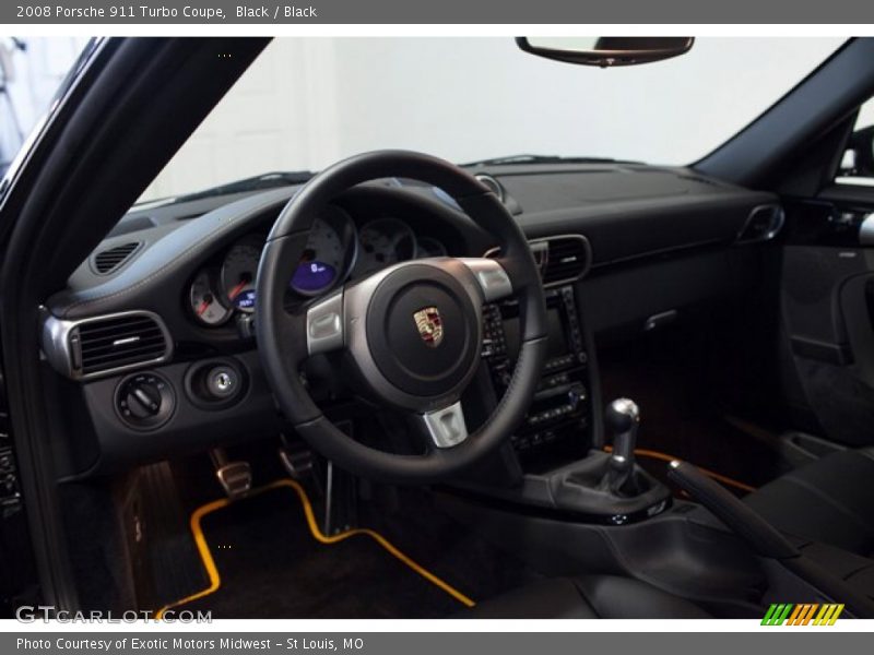 Dashboard of 2008 911 Turbo Coupe