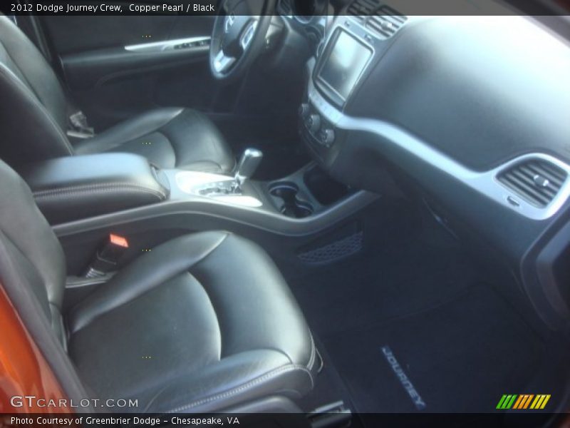 Copper Pearl / Black 2012 Dodge Journey Crew