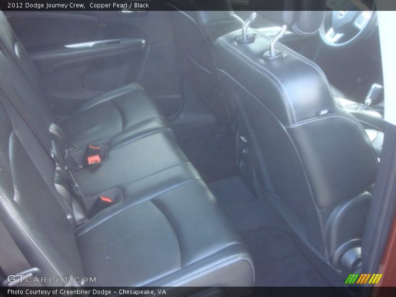 Copper Pearl / Black 2012 Dodge Journey Crew