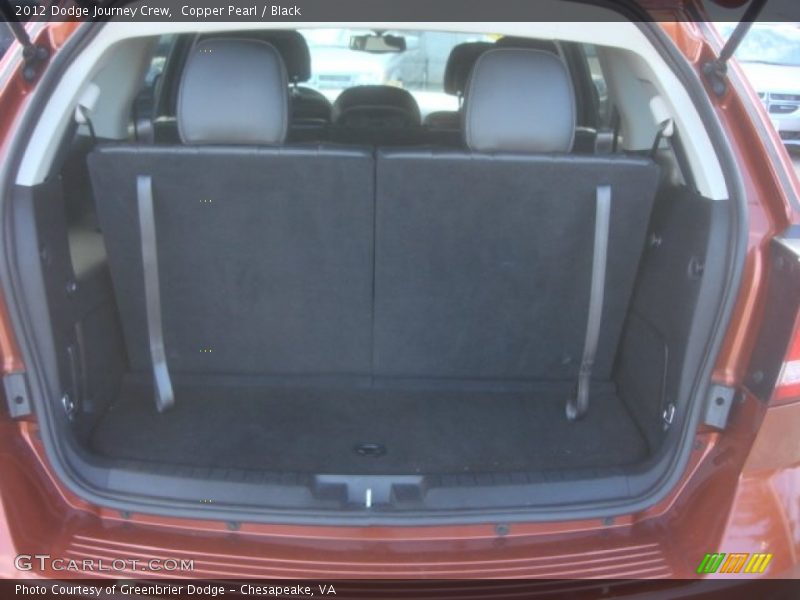 Copper Pearl / Black 2012 Dodge Journey Crew