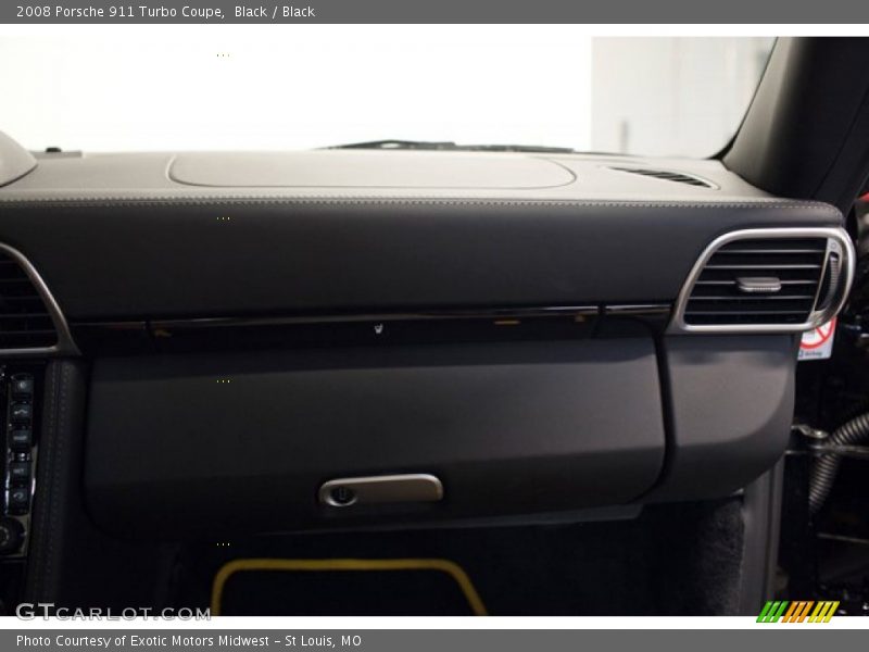 Black / Black 2008 Porsche 911 Turbo Coupe