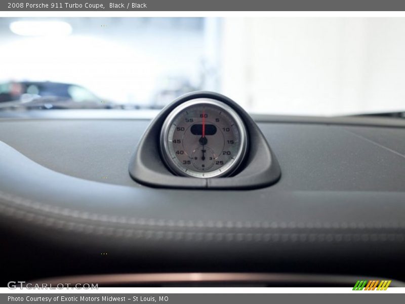 Black / Black 2008 Porsche 911 Turbo Coupe