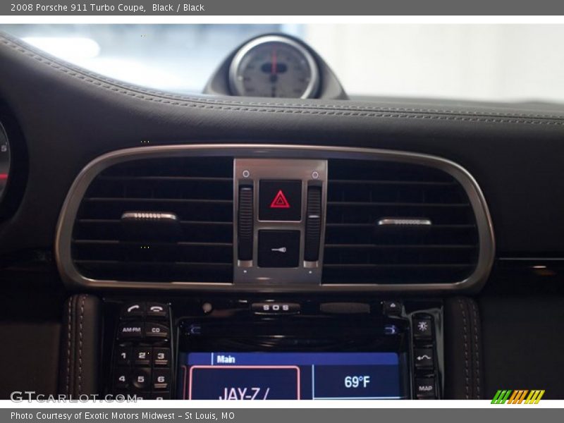 Black / Black 2008 Porsche 911 Turbo Coupe