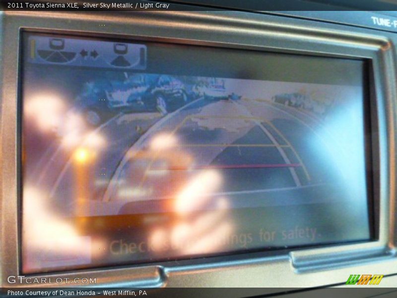 Silver Sky Metallic / Light Gray 2011 Toyota Sienna XLE