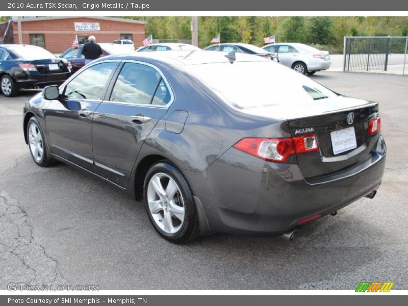 Grigio Metallic / Taupe 2010 Acura TSX Sedan