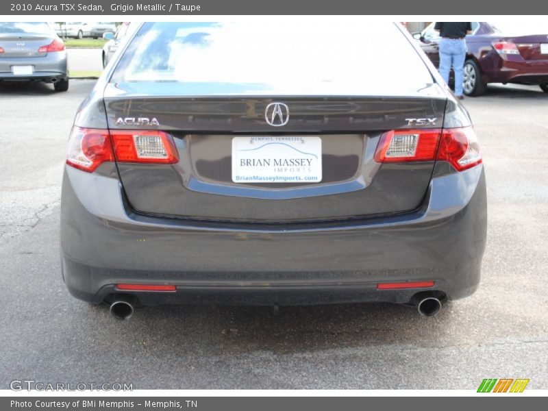 Grigio Metallic / Taupe 2010 Acura TSX Sedan