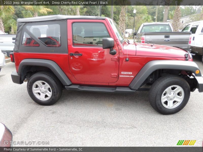 Deep Cherry Red Crystal Pearl / Black 2013 Jeep Wrangler Sport 4x4