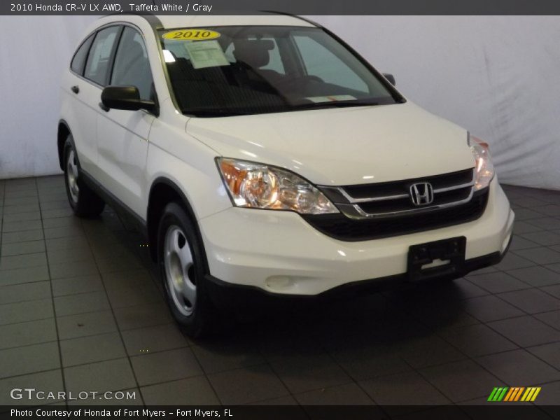 Taffeta White / Gray 2010 Honda CR-V LX AWD