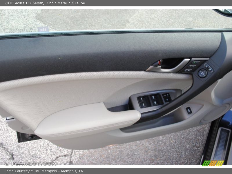 Grigio Metallic / Taupe 2010 Acura TSX Sedan