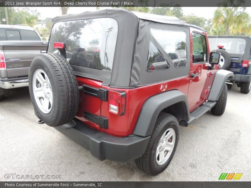 Deep Cherry Red Crystal Pearl / Black 2013 Jeep Wrangler Sport 4x4