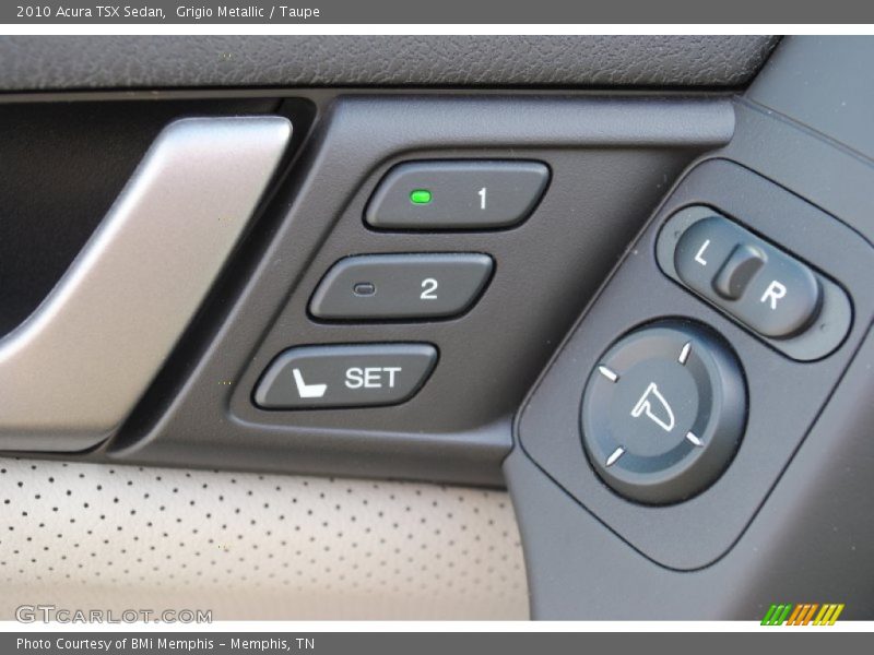 Grigio Metallic / Taupe 2010 Acura TSX Sedan