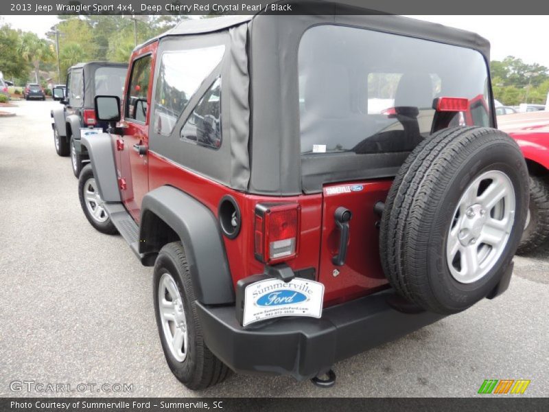 Deep Cherry Red Crystal Pearl / Black 2013 Jeep Wrangler Sport 4x4