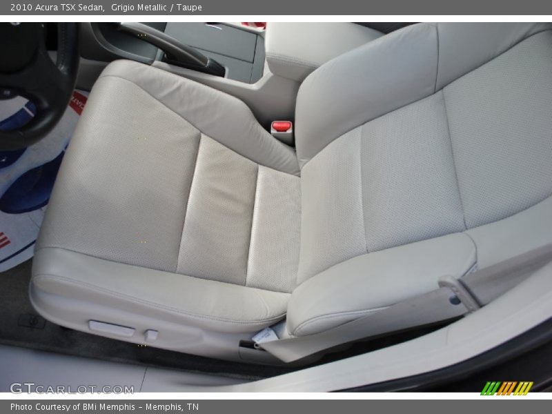 Grigio Metallic / Taupe 2010 Acura TSX Sedan