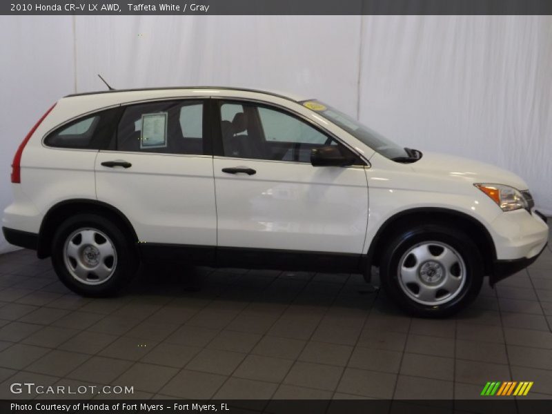 Taffeta White / Gray 2010 Honda CR-V LX AWD