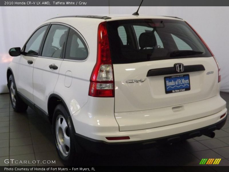 Taffeta White / Gray 2010 Honda CR-V LX AWD