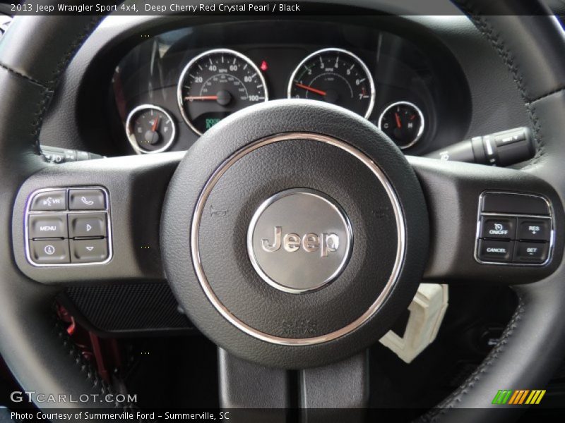 Deep Cherry Red Crystal Pearl / Black 2013 Jeep Wrangler Sport 4x4