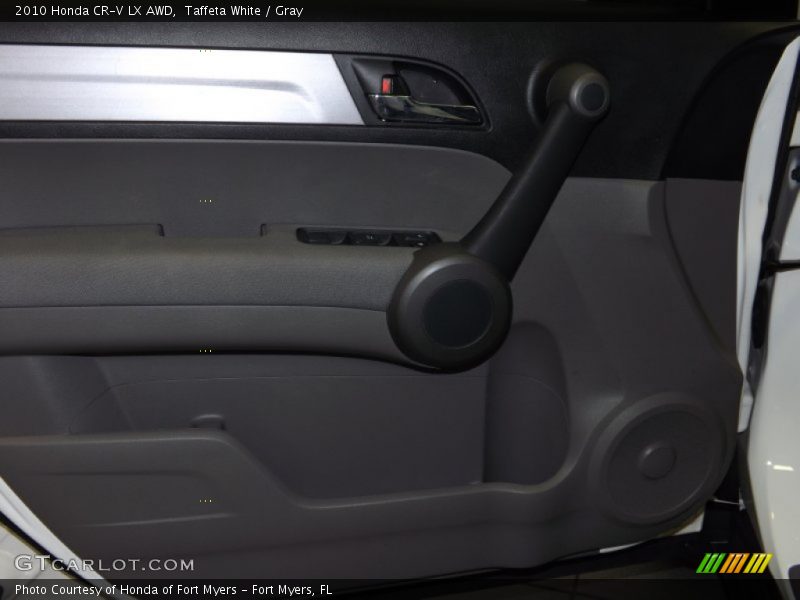 Taffeta White / Gray 2010 Honda CR-V LX AWD