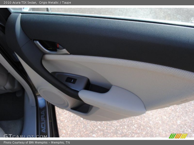 Grigio Metallic / Taupe 2010 Acura TSX Sedan