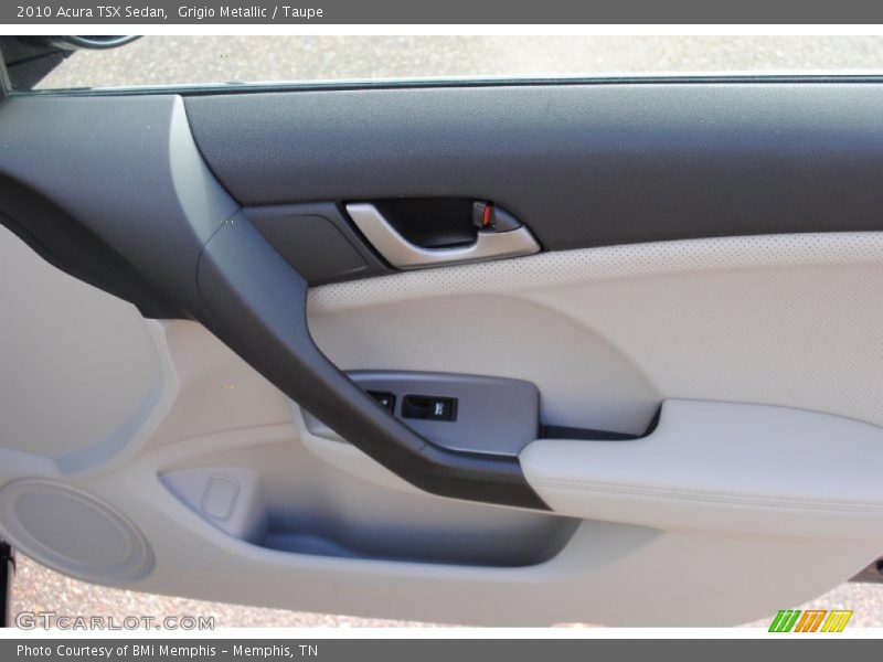 Grigio Metallic / Taupe 2010 Acura TSX Sedan