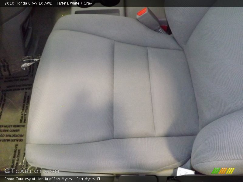 Taffeta White / Gray 2010 Honda CR-V LX AWD