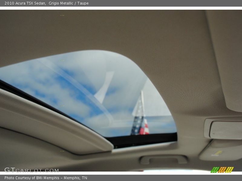 Grigio Metallic / Taupe 2010 Acura TSX Sedan