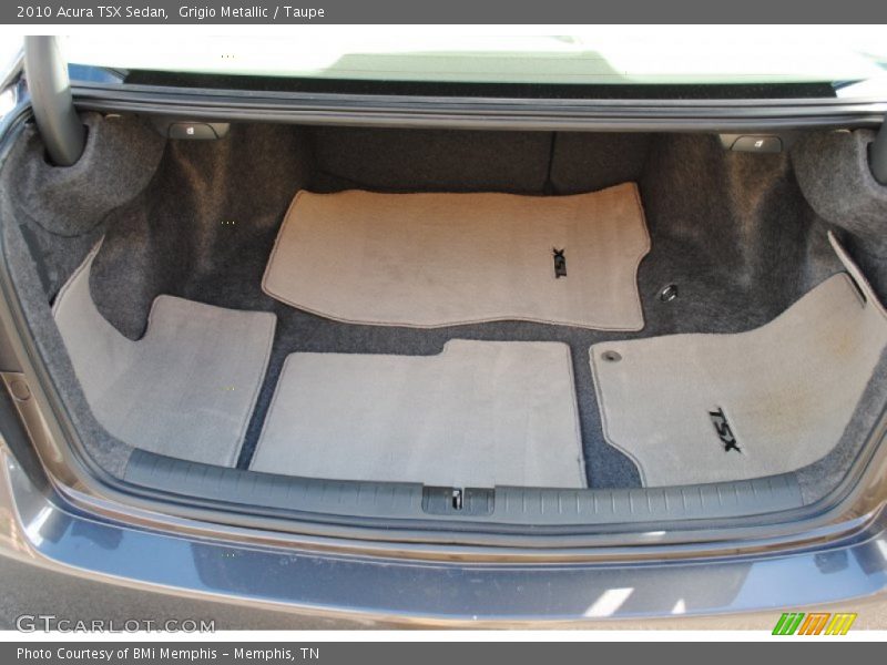 Grigio Metallic / Taupe 2010 Acura TSX Sedan