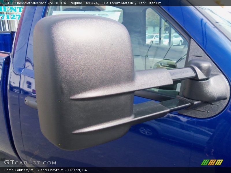 Blue Topaz Metallic / Dark Titanium 2014 Chevrolet Silverado 2500HD WT Regular Cab 4x4