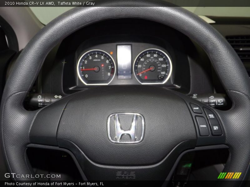 Taffeta White / Gray 2010 Honda CR-V LX AWD