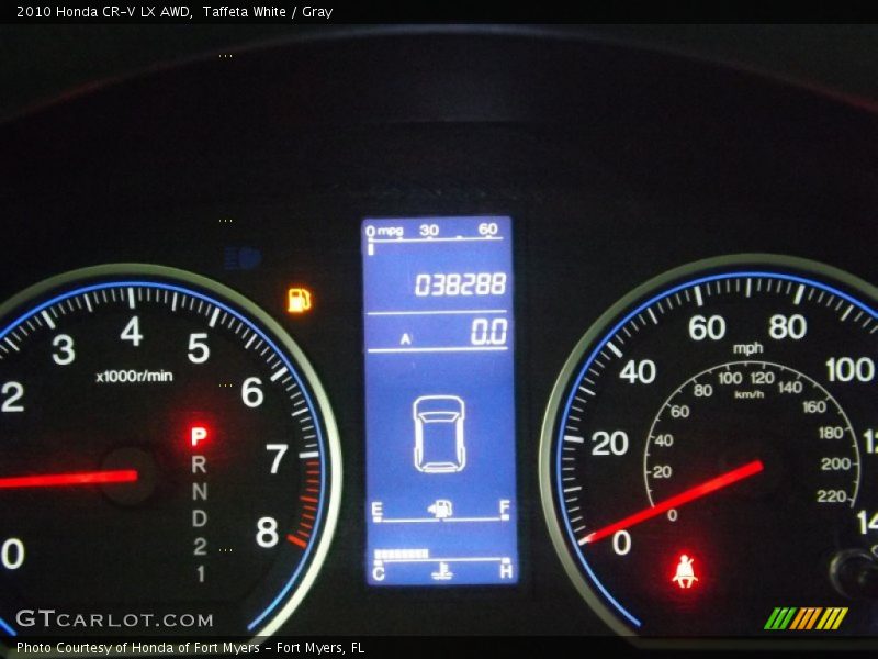 Taffeta White / Gray 2010 Honda CR-V LX AWD