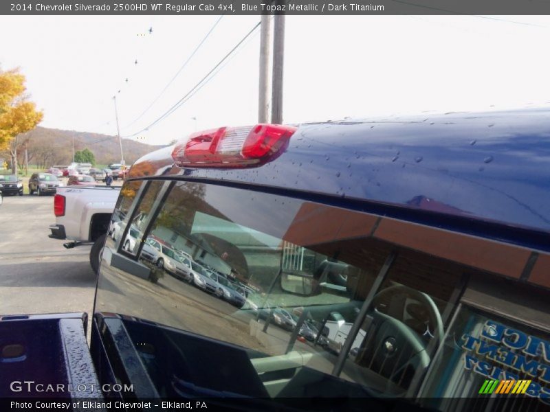 Blue Topaz Metallic / Dark Titanium 2014 Chevrolet Silverado 2500HD WT Regular Cab 4x4