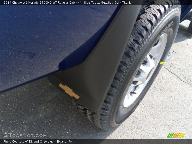 Blue Topaz Metallic / Dark Titanium 2014 Chevrolet Silverado 2500HD WT Regular Cab 4x4