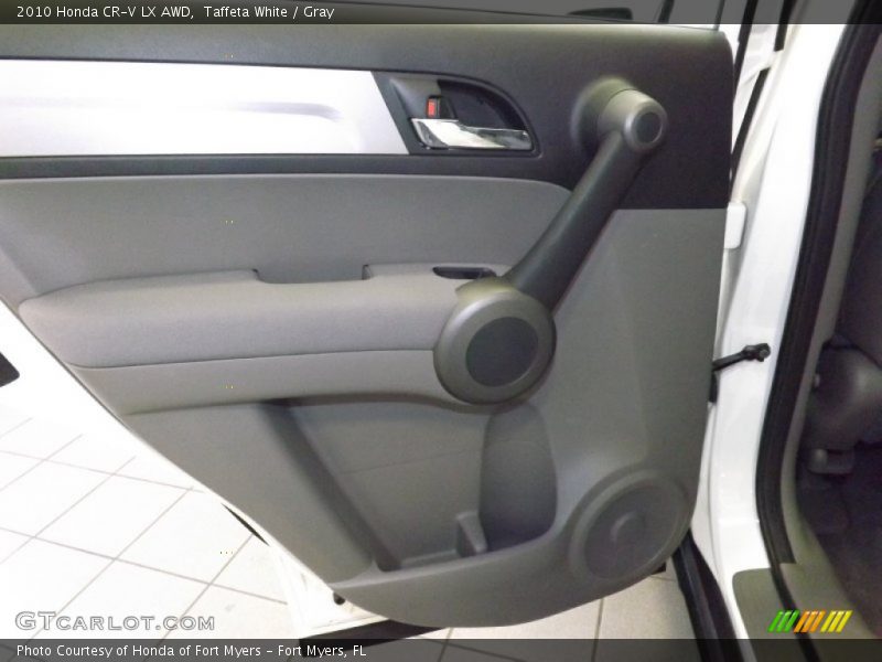 Taffeta White / Gray 2010 Honda CR-V LX AWD