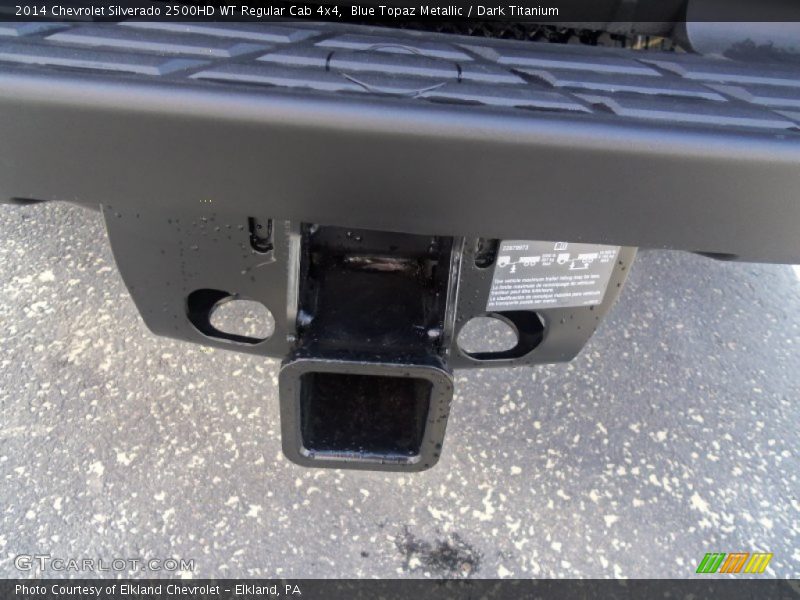 Blue Topaz Metallic / Dark Titanium 2014 Chevrolet Silverado 2500HD WT Regular Cab 4x4