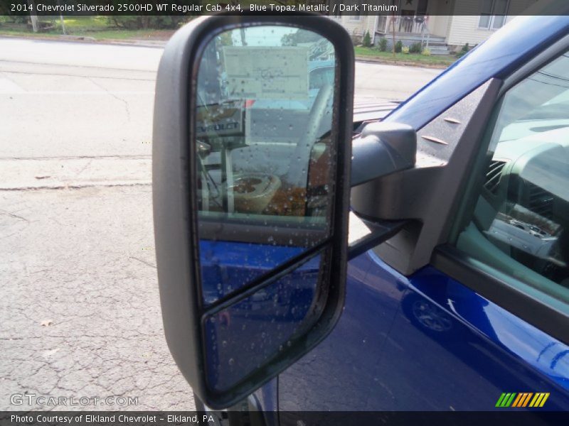 Blue Topaz Metallic / Dark Titanium 2014 Chevrolet Silverado 2500HD WT Regular Cab 4x4