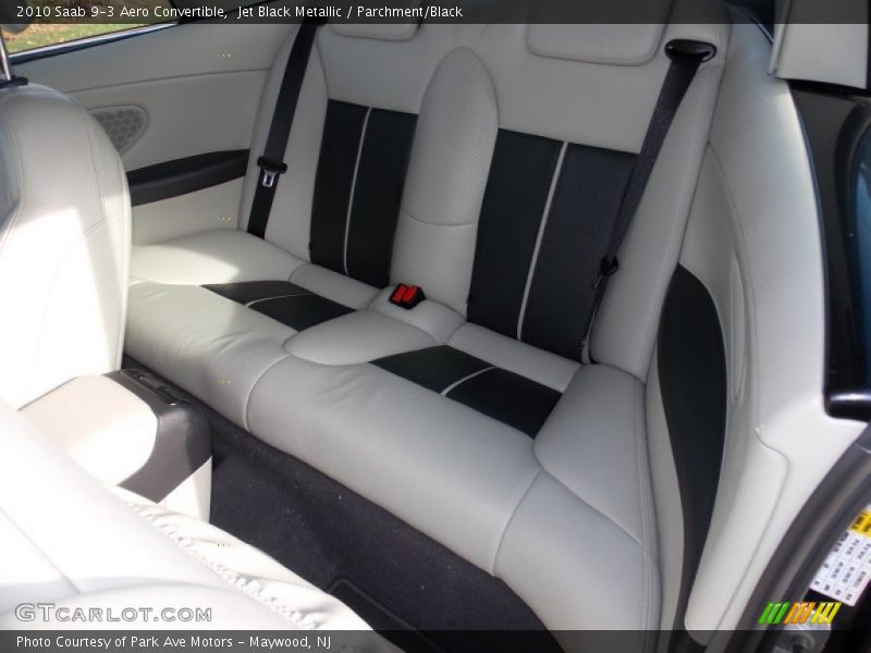 Rear Seat of 2010 9-3 Aero Convertible