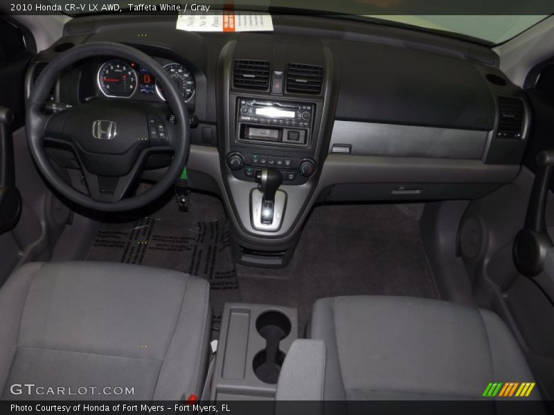 Taffeta White / Gray 2010 Honda CR-V LX AWD