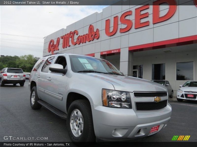 Silver Ice Metallic / Ebony 2012 Chevrolet Tahoe LS