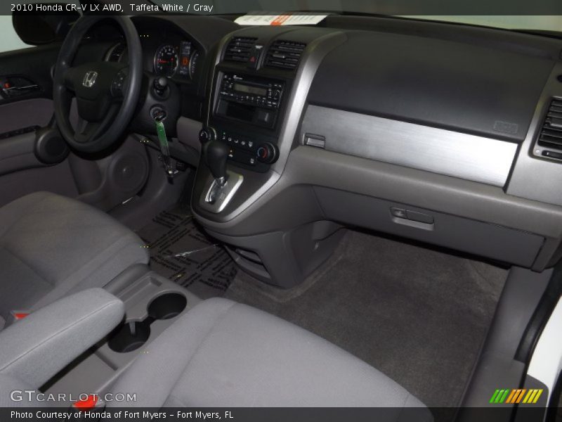 Taffeta White / Gray 2010 Honda CR-V LX AWD