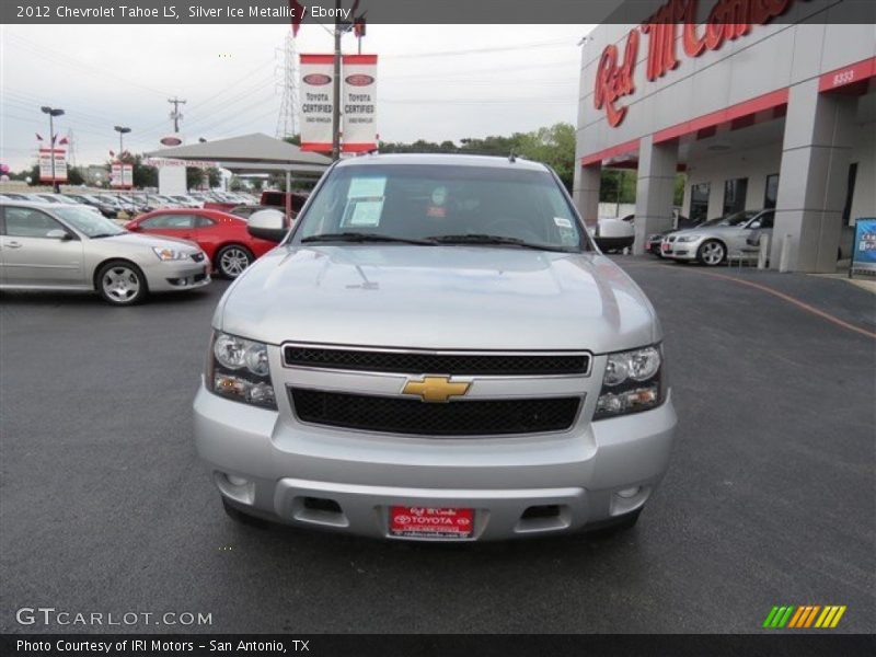 Silver Ice Metallic / Ebony 2012 Chevrolet Tahoe LS