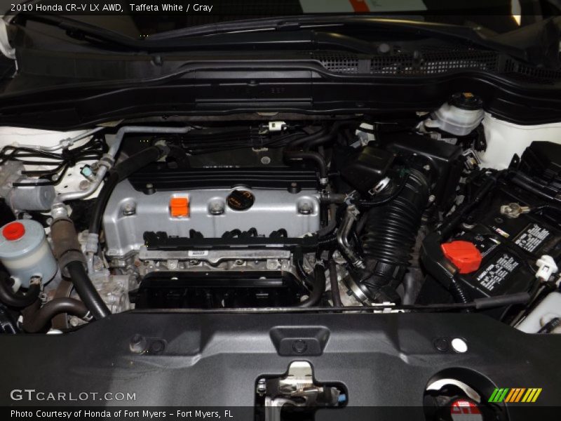 Taffeta White / Gray 2010 Honda CR-V LX AWD