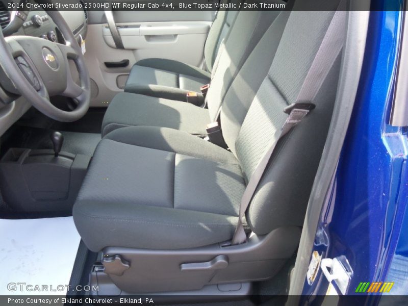 Blue Topaz Metallic / Dark Titanium 2014 Chevrolet Silverado 2500HD WT Regular Cab 4x4