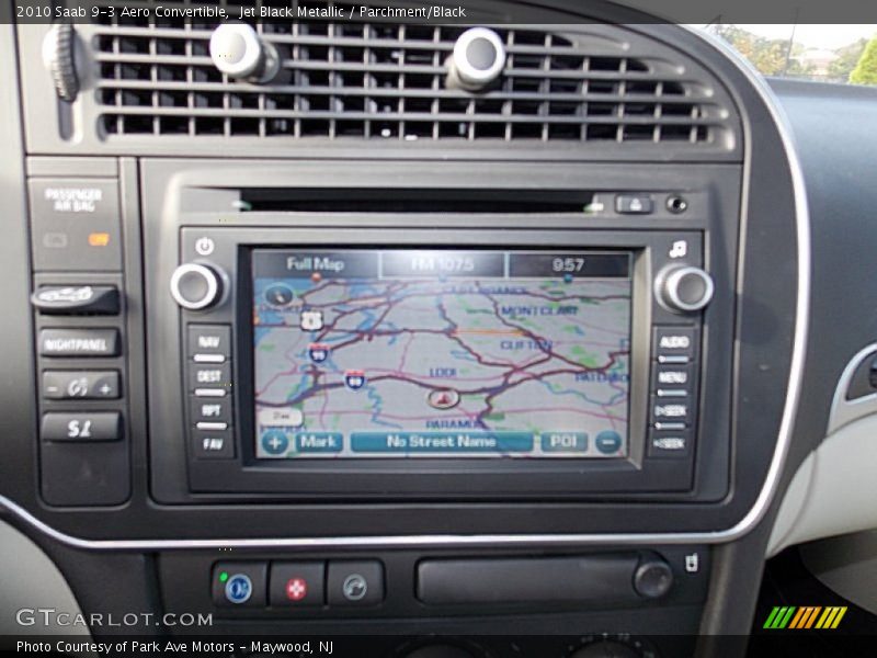 Navigation of 2010 9-3 Aero Convertible