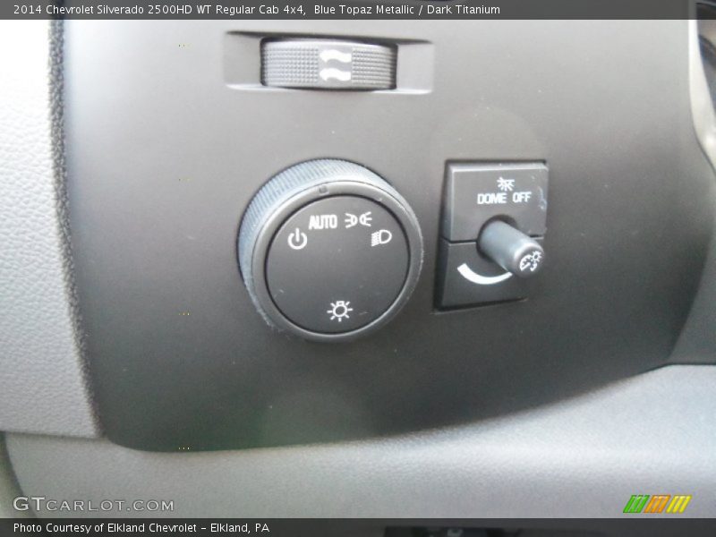 Blue Topaz Metallic / Dark Titanium 2014 Chevrolet Silverado 2500HD WT Regular Cab 4x4