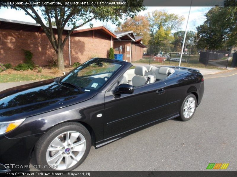 Jet Black Metallic / Parchment/Black 2010 Saab 9-3 Aero Convertible